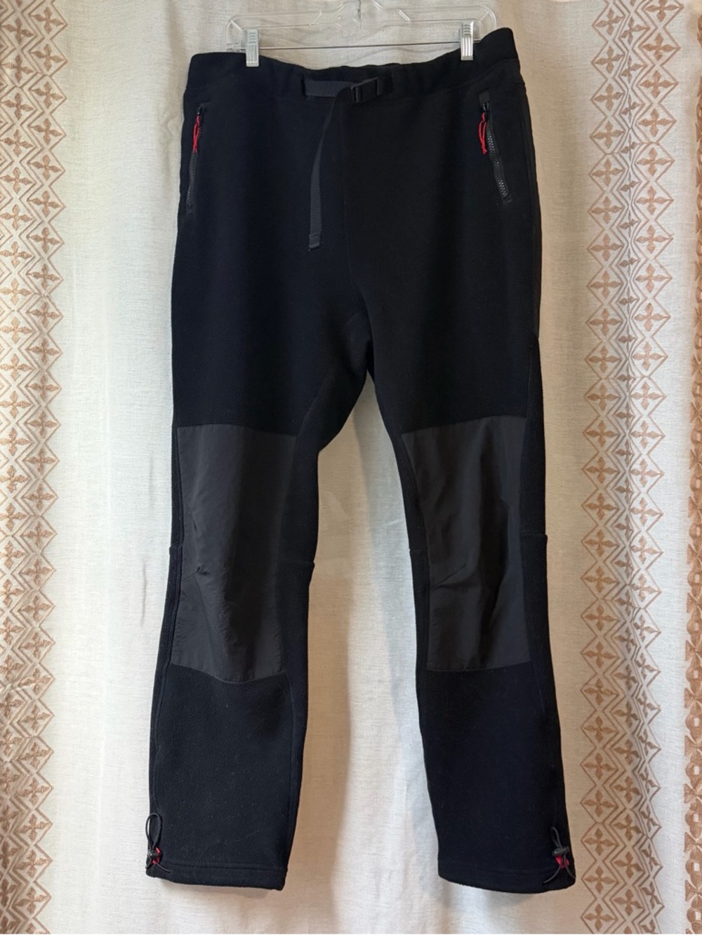 Topo Designs Black Fleece Tech Pants